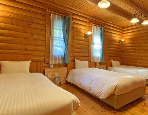 *【ログハウス　Premium Large】リビング