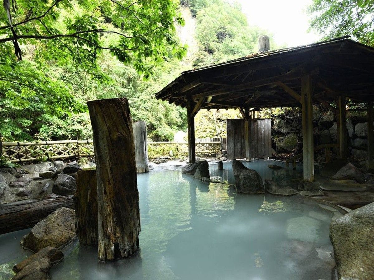 【ออนเซ็นกลางแจ้ง】ออนเซ็นกลางแจ้งแห่งแรก ※ภาพประกอบ