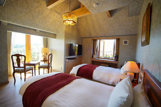 นี่คือห้องพักแบบเตียงคู่