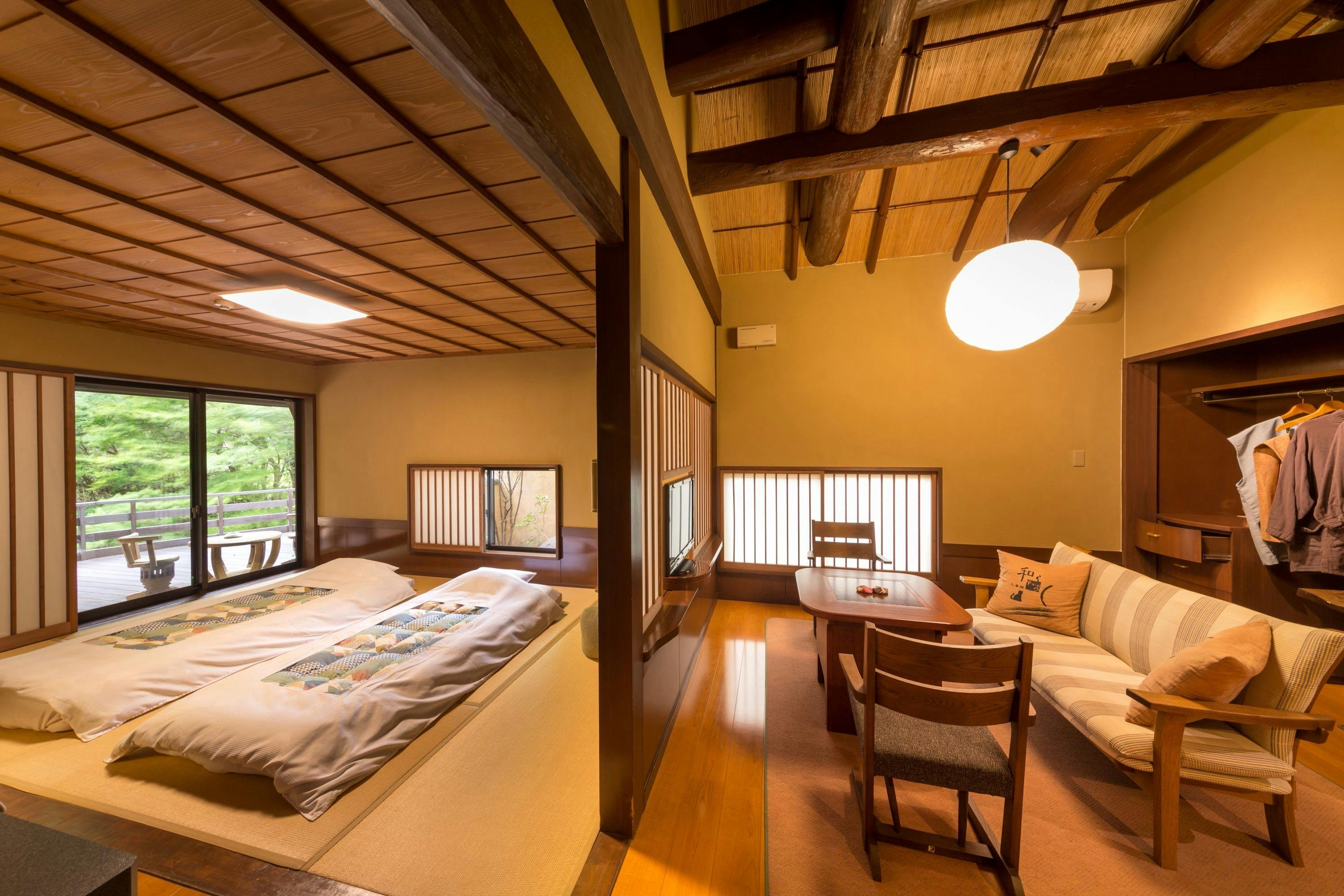 【ห้องสไตล์ญี่ปุ่น】พร้อมอ่างกลางแจ้ง - บ้านแยกสไตล์แถว - ＜ฟูก＞