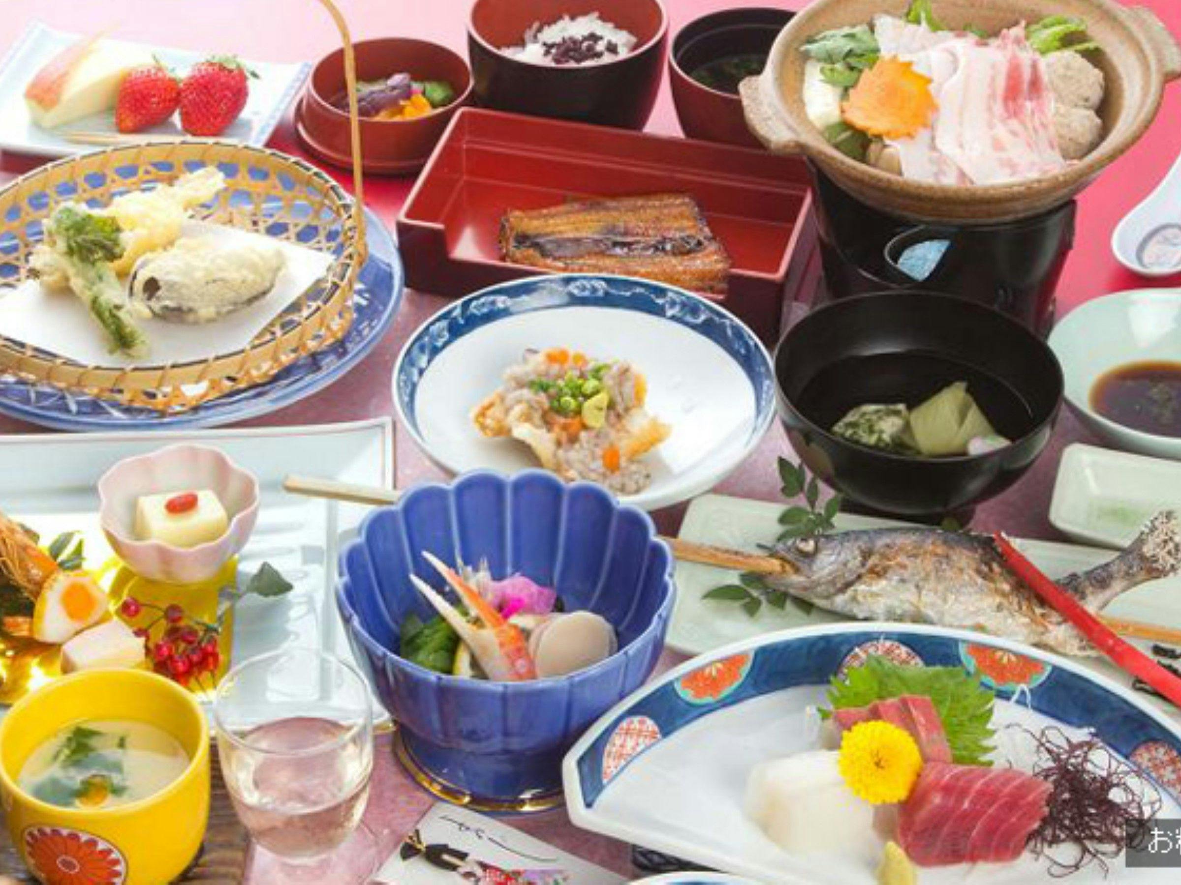 ตัวอย่างอาหารเย็น: อาหารไคเซกิ