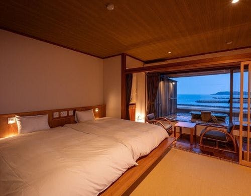 オーシャンビュー・露天風呂付和洋室