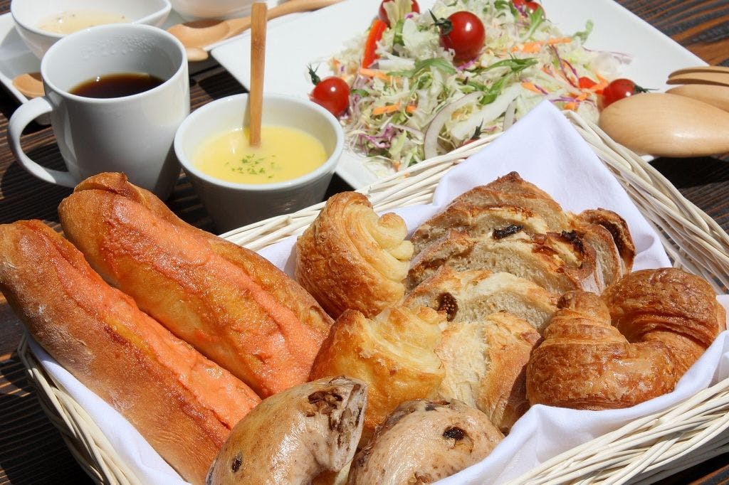 パンの朝食デリバリー（オプション）