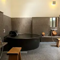 ゆったりとした浴室