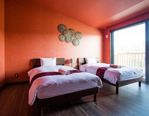 Cairns House－本館　ツインベッドルーム