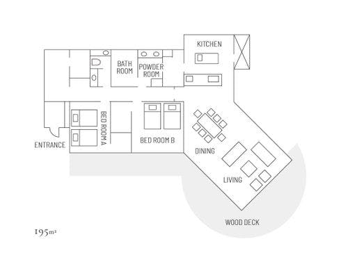 Cairns House－ANNEX　レイアウト