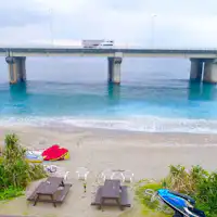 目の前にあるプライベートビーチ