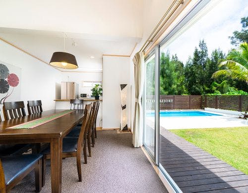 解放感溢れるダイニングスペース♪