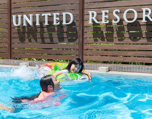 大人数でも狭さを感じないプール♪