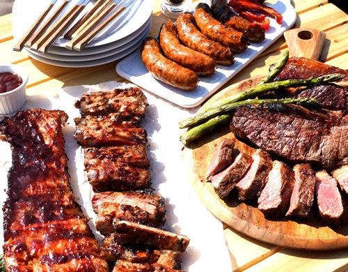 大人気の牧草飼育牛BBQセット！