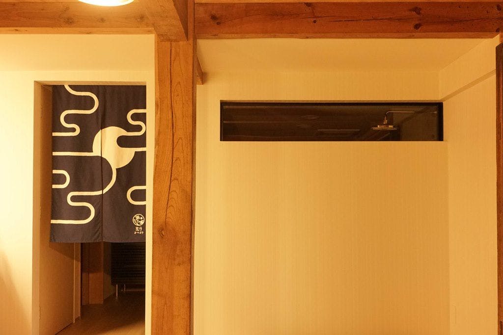 月の蔵　バスルームの入り口です