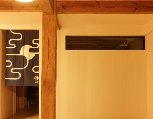 月の蔵　バスルームの入り口です