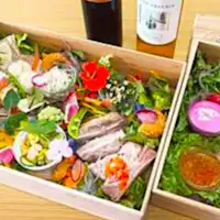 ガーデンサラダボックス4種のドレッシング