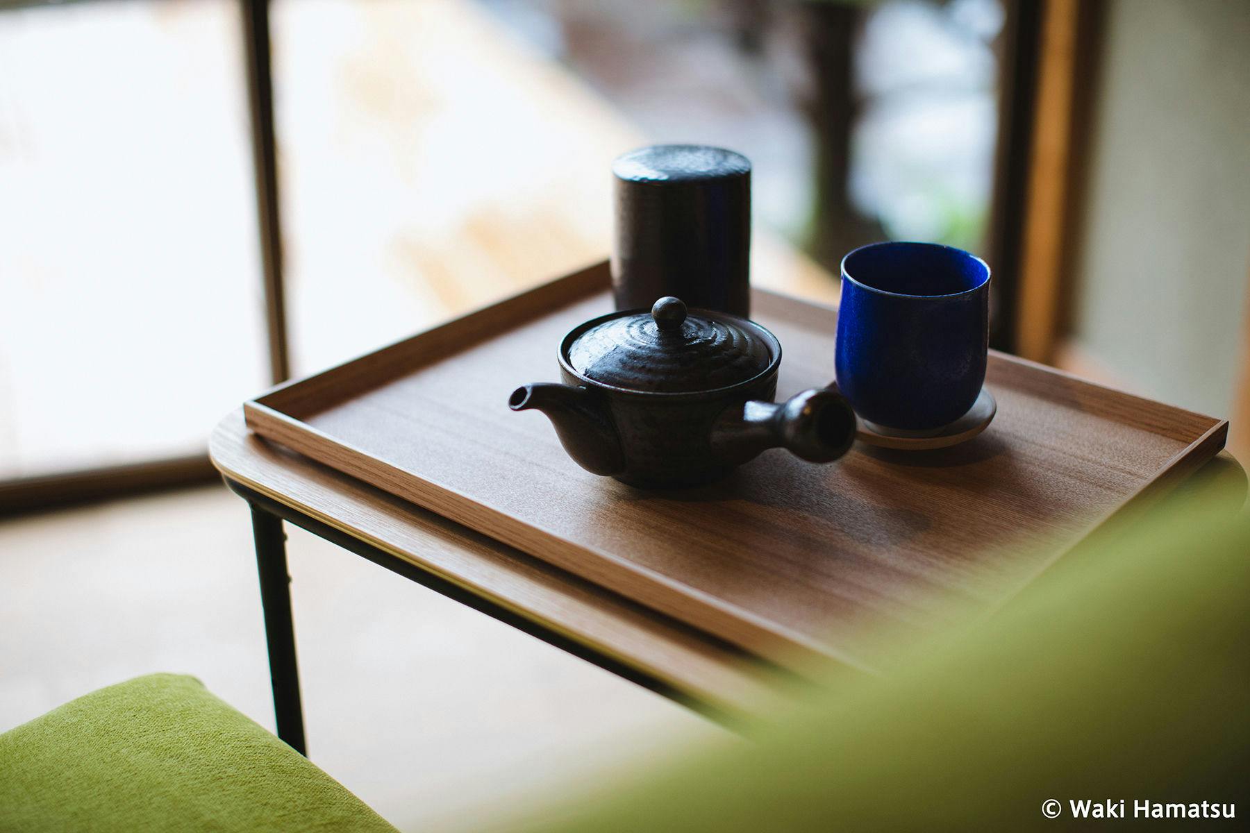 縁側で日本一のお茶を愉しむ