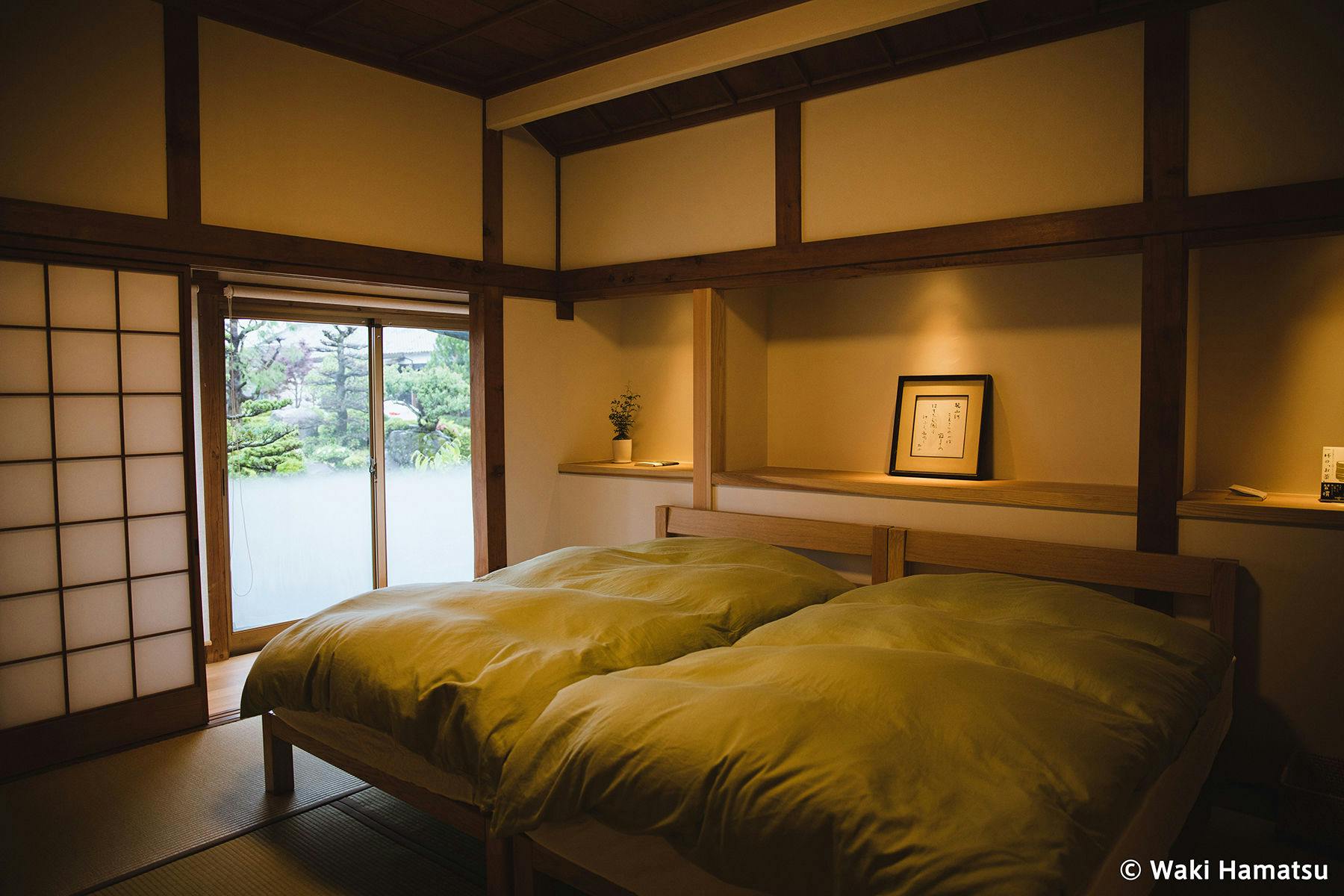 ห้องนอนที่คุณสามารถหลับสนิทในกลิ่นหอมของเตาเผาชา