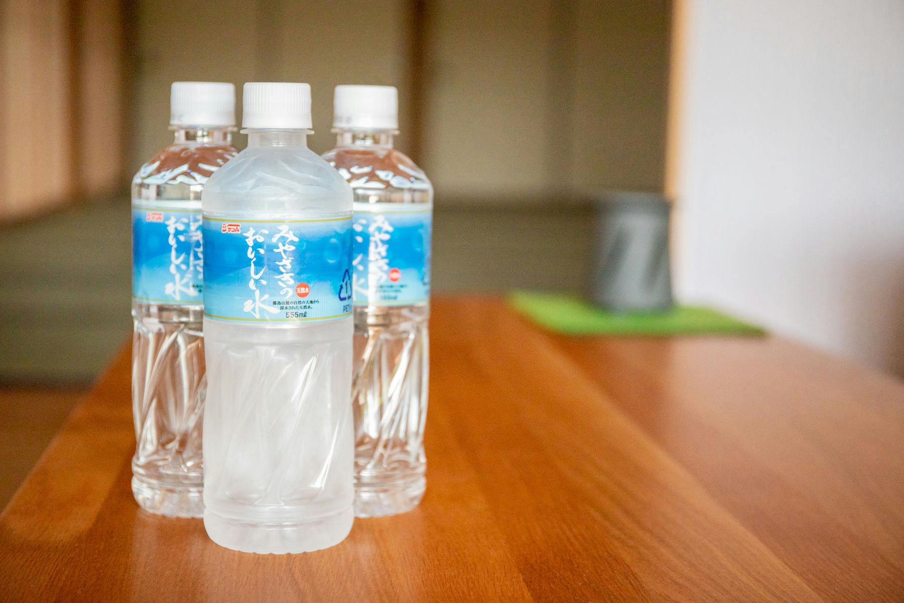 น้ำในที่พักให้บริการน้ำจากมิยาซากิ