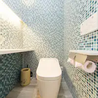 Dilengkapi toilet berkinerja tinggi dan bidet otomatis.