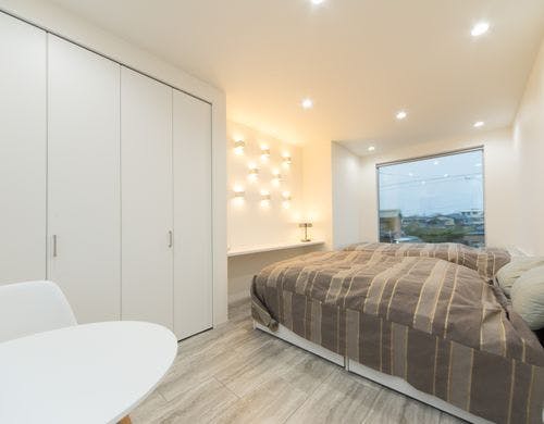 客室３　ダブルベット×２　敷布団１セット