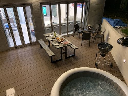 BBQ・サウンドシステム・ジャグジー完備