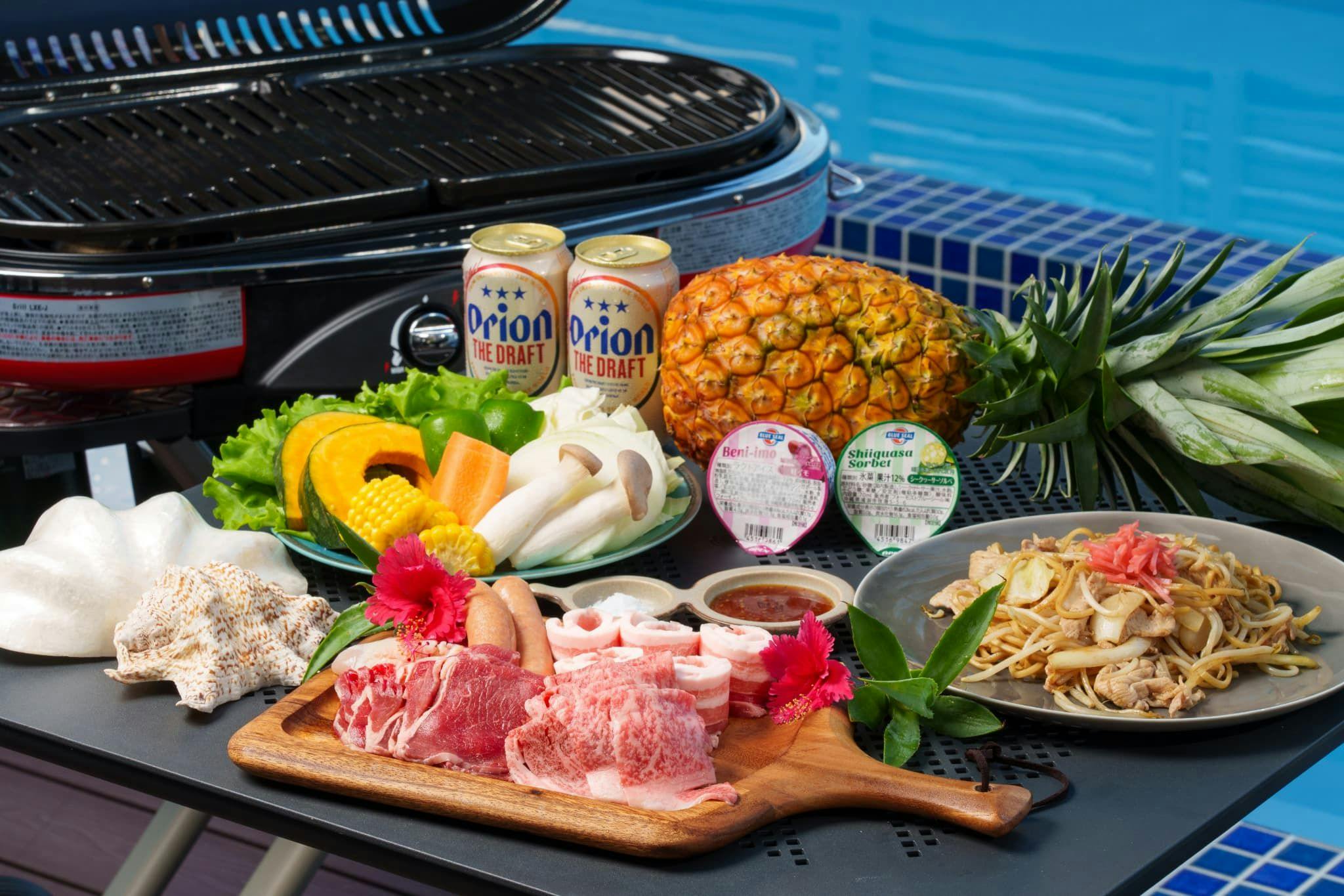 クリスタルヴィラ南城 - 【夕食付】沖縄スタンダードBBQプラン - A棟