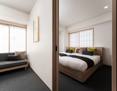 1ベッドルームアパートメント