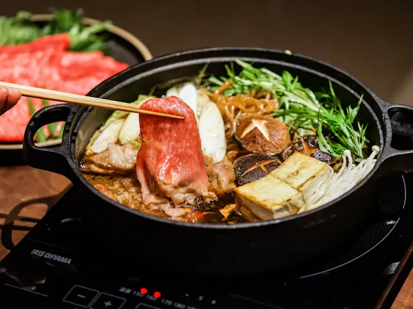 【北郷温泉入浴券付き】夕朝食付き(牛鍋)