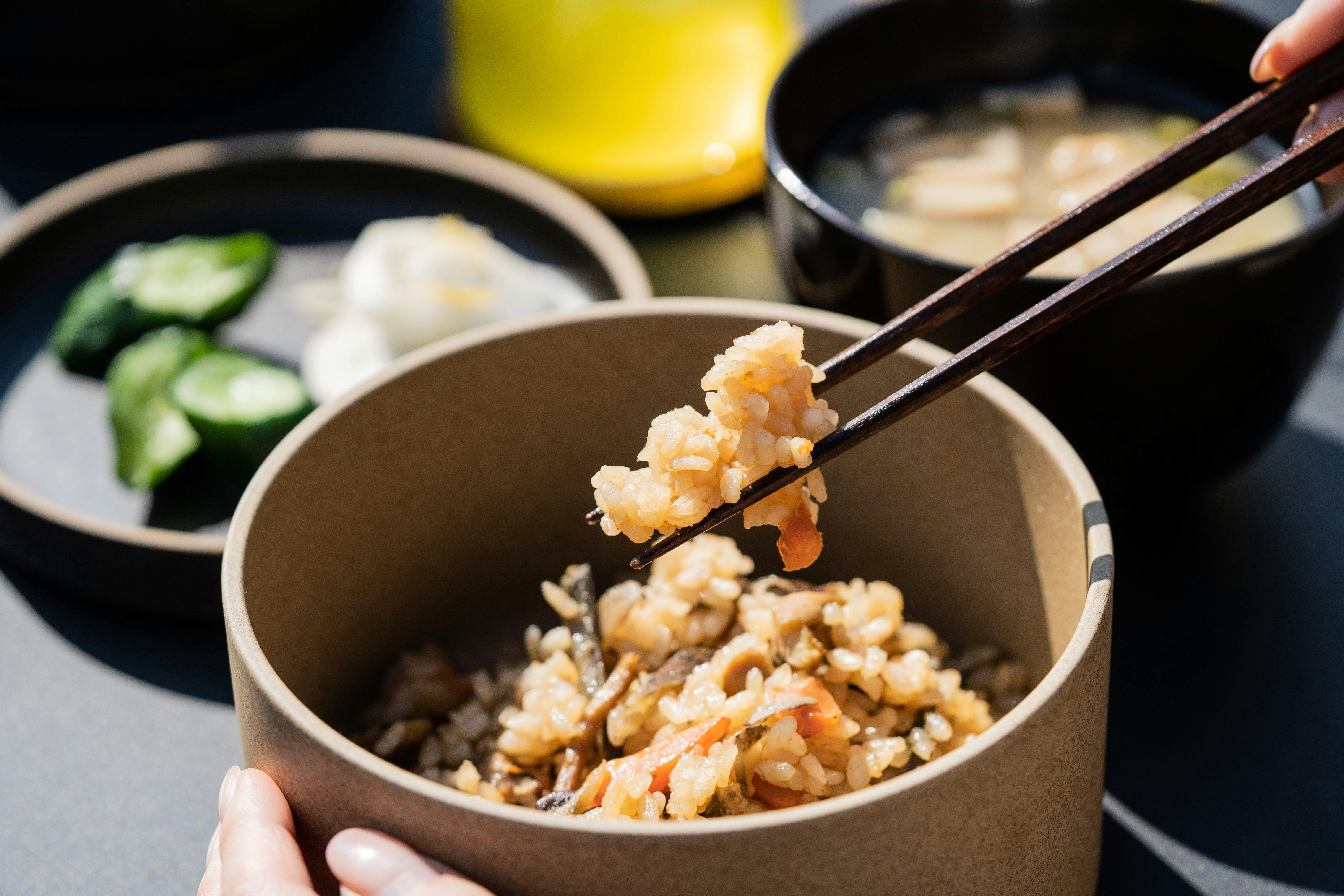地鶏炊き込みご飯