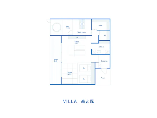 VILLA森と風(間取図)