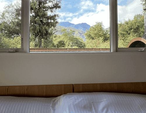 VILLA山と空（寝室からの南アルプス）