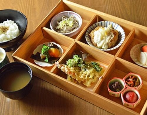 多古町の特産が詰まった紫陽花御膳