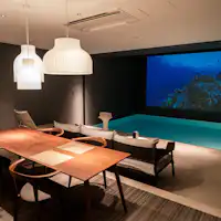 ห้องนั่งเล่นที่เงียบสงบ