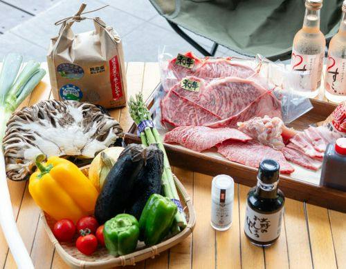 福井・大野の名産で揃えたBBQ食材