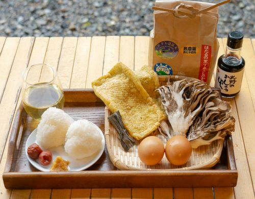 福井・大野の食材で揃えた朝食