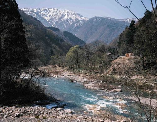 透き通る打波川