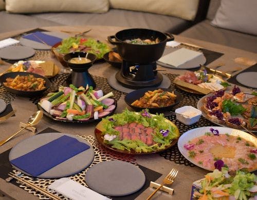 こちらは洋食大皿プランです