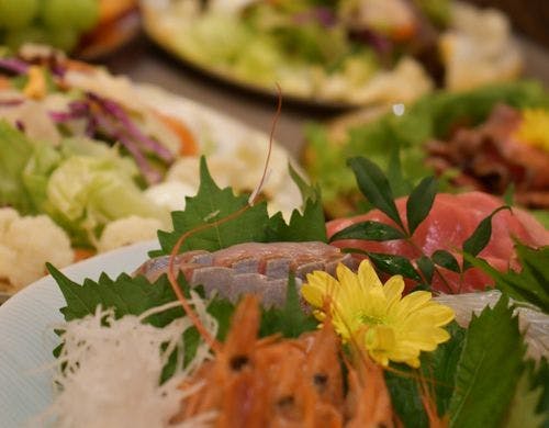 シェフ厳選新鮮食材をお楽しみいただけます