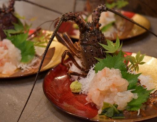 伊勢海老のお造り　別途賜れます