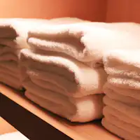 มีผ้าเช็ดหน้าและผ้าเช็ดตัวตามจำนวนคน