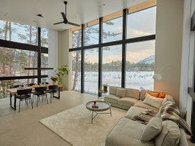 【長野県白馬・小谷エリアの高級貸別荘・コテージ・ログハウス・コンドミニアム】Hakuba Aura Chalet