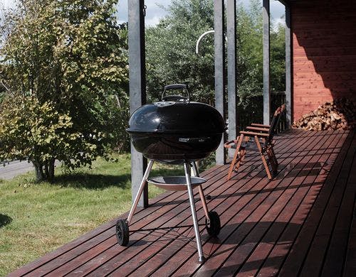 BBQグリルを設置