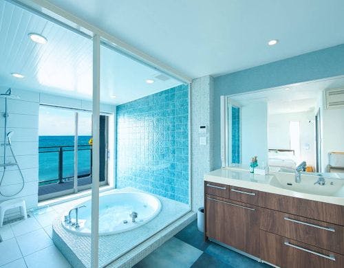 絶景を望むジャグジー