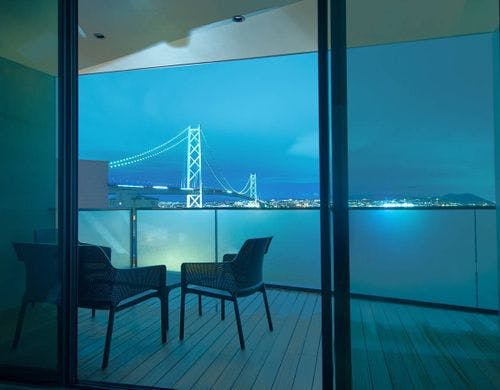 【villa1】明石海峡大橋と淡路島の海を一望