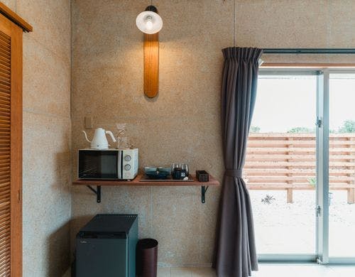 1階星の部屋ミニキッチンエリア