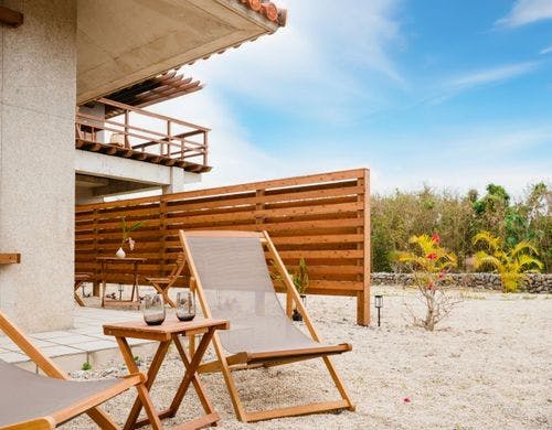 1階星の部屋パティオエリア