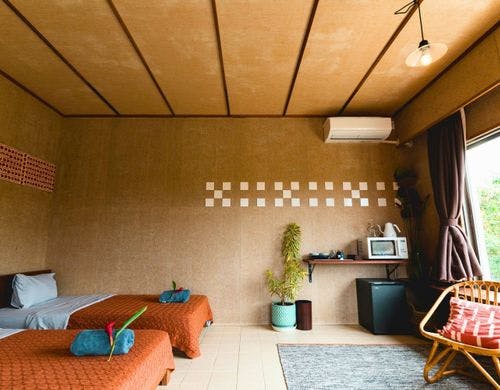 1階月の部屋ベッドルーム