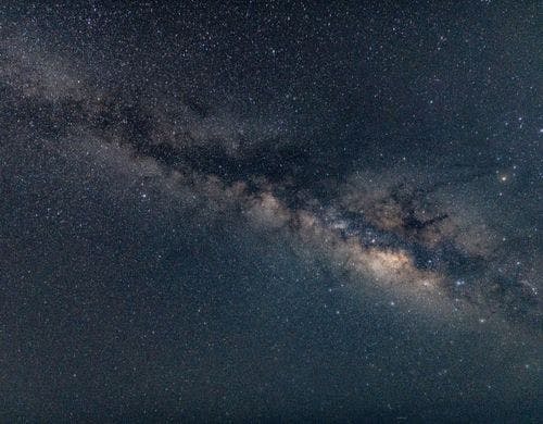 白保の満点の星（実際の画像）