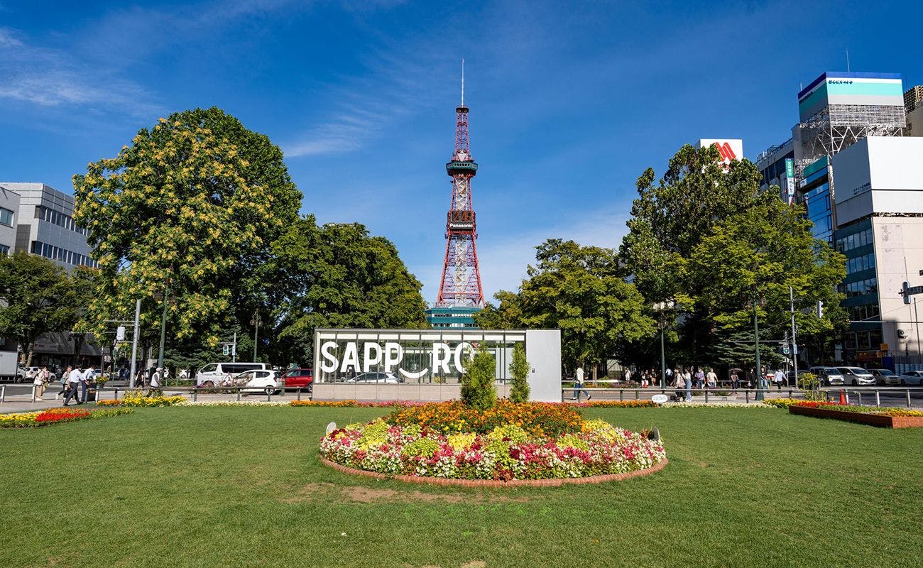 大通公園が夏はビアガーデン