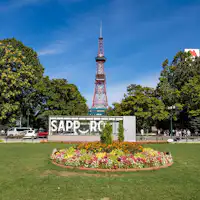 大通公園が夏はビアガーデン