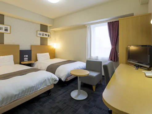 ห้องพักแบบเตียงคู่ราคาประหยัด