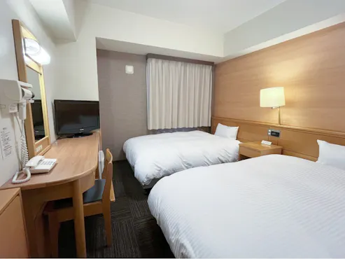 ツインルーム:ベッドサイズ120×196(cm)